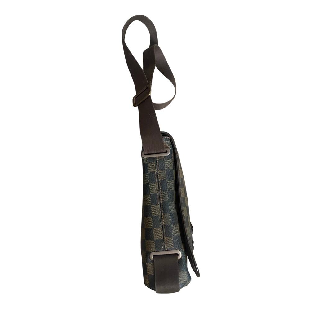 Louis Vuitton Brooklyn PM Damier Ebene Messenger Crossbody Bag Brown Unisex - Picture 12 of 16